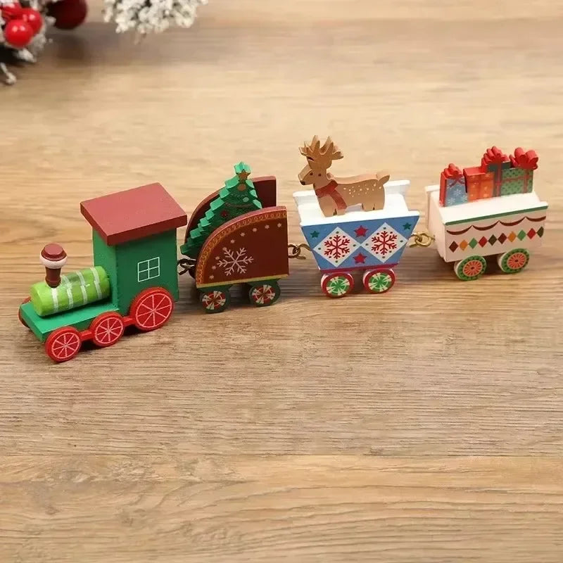 Classic Christmas Train Ornament — Festive Holiday Tabletop & Under-Tree Decor