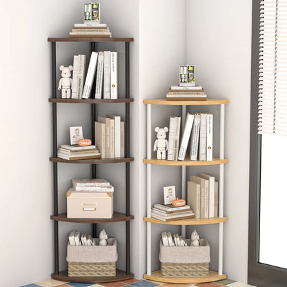 Corner Wall Storage Rack — Shelves for Living Room, Kitchen & Bedroom