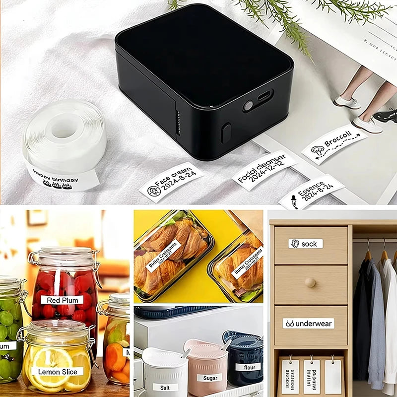 Marklife P15 Mini Bluetooth Label Printer — Portable Thermal Sticker Maker, No Ink Needed