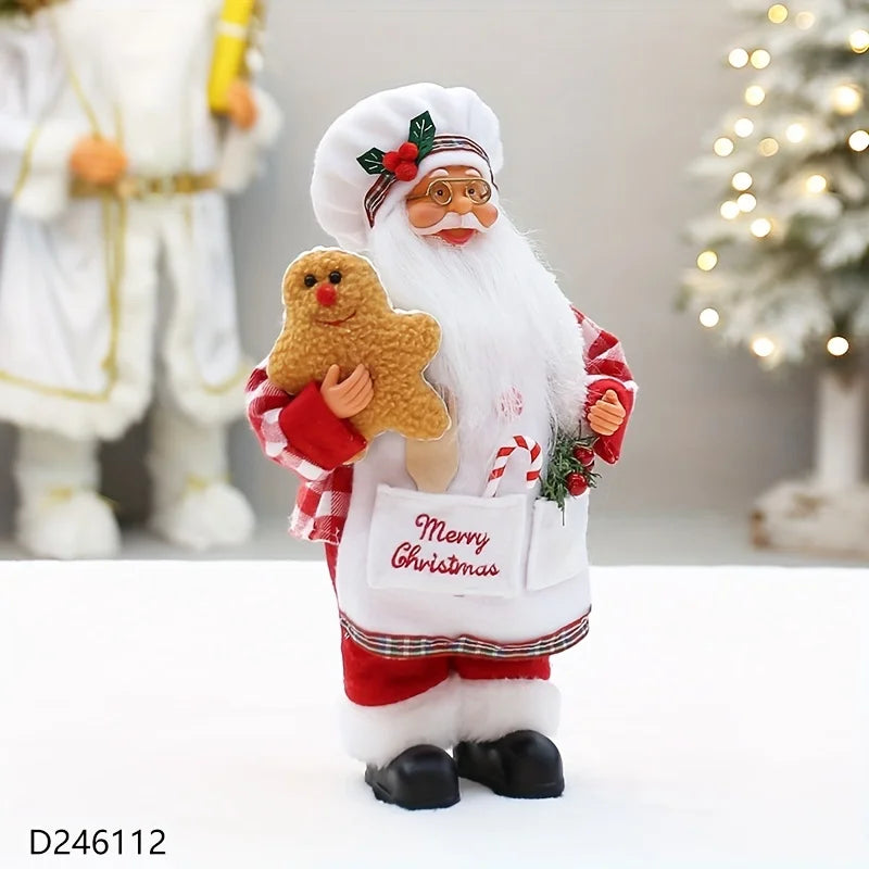 Christmas Chef Figurine — Festive Kitchen & Dining Table Holiday Decoration