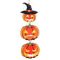 Halloween Wooden Pendant Ornaments — Pumpkin, Ghost & Trick-or-Treat Door & Party Decor