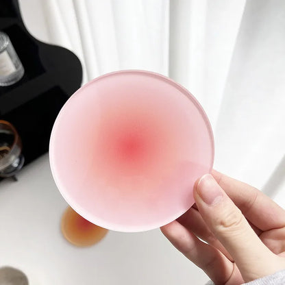 Gradient Colour Acrylic Coasters — Non-Slip Cup Mats for Bar, Café & Home Decor