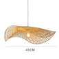 Handmade Bamboo Rattan Pendant Chandelier — Boho Vintage Ceiling Lamp