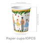 Christmas Nutcracker Theme Festival Party Decor Tableware Disposable Paper Plate Napkin Cup Kids Birthday Party Decor Supplies