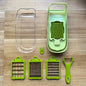 7/17 in 1 Multifunctional Vegetable Chopper - Food Grate Vegetable Slicer Food Dicer Cut Kitchen Items for Cooking & Meal Prep