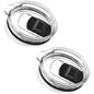 2Pcs 30oz /20oz Tumbler Lids, Travel Spill Proof Cup Lids Covers with Magnetic Slider Switch, BPA Free