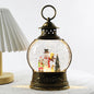 Crystal Ball Wind-Up Music Box — Rotating Christmas Scene Holiday Keepsake
