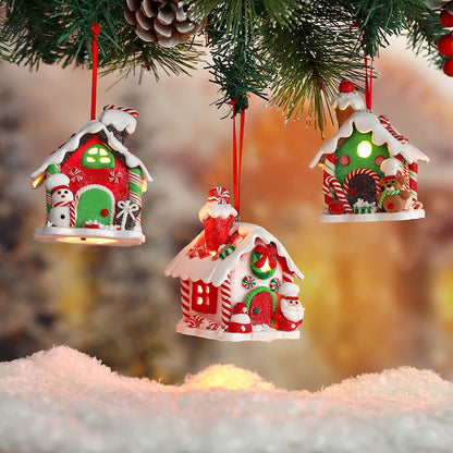 Christmas LED Musical Hanging Ornament — Snowman, Gingerbread & Santa Designs