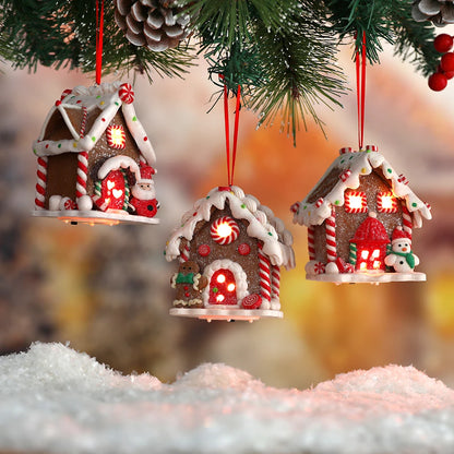 Christmas LED Musical Hanging Ornament — Snowman, Gingerbread & Santa Designs