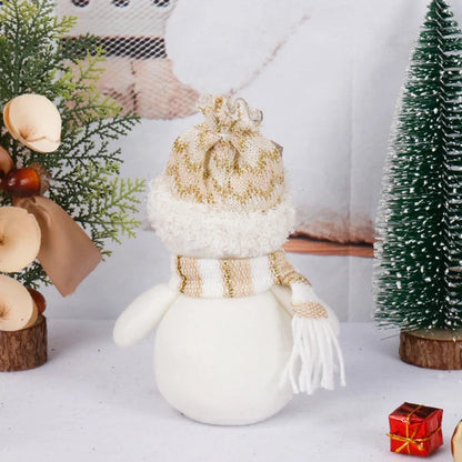 Christmas Gnome Plush Doll — Santa & Snowman Holiday Tree & Shelf Decor
