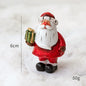 Christmas Resin Santa & Snowman Desktop Figurine – Holiday Décor & Photography Prop