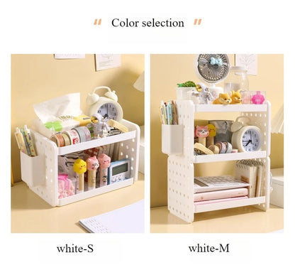 Desktop Pegboard Organizer with Pen Holder — 2 & 3 Tier