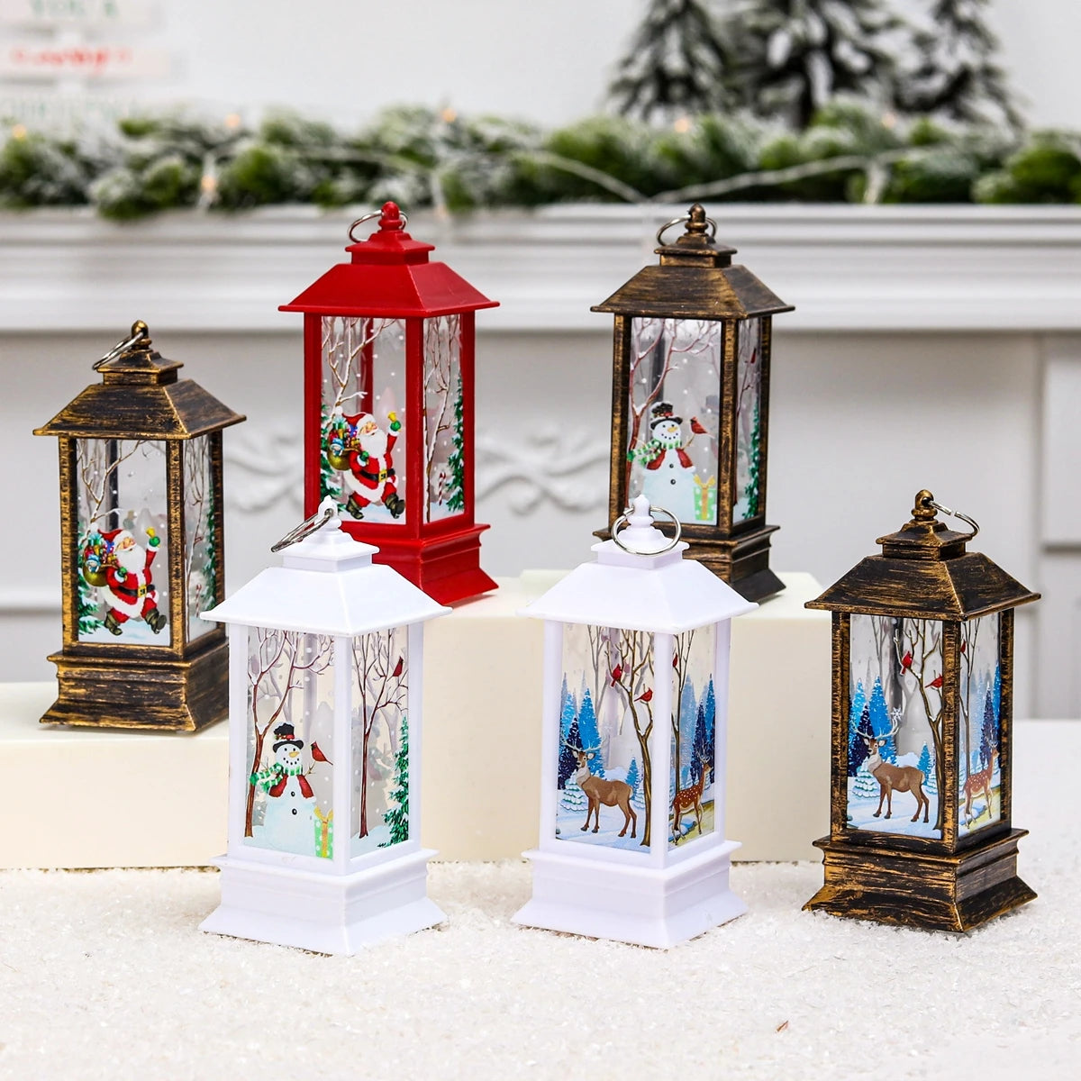 Christmas Lantern Lights – Festive Holiday Lantern Décor for Home & Tree