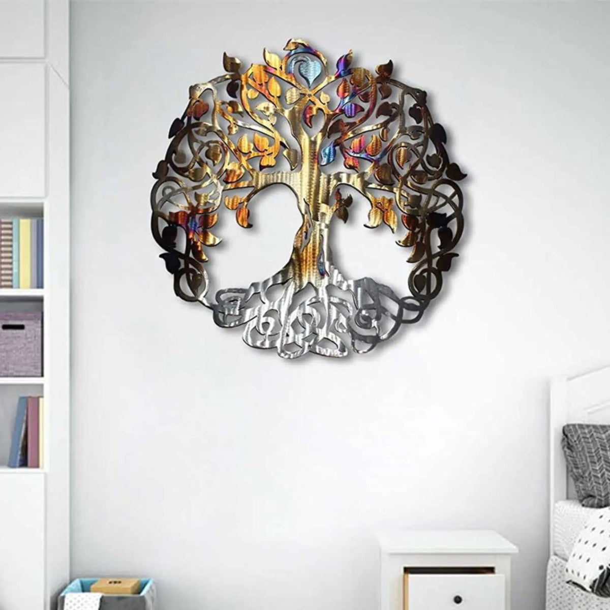 Metal Tree of Life Wall Art — Indoor & Outdoor Garden Decor