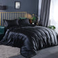 Silky Soft Duvet Cover Set with Zipper & Corner Ties