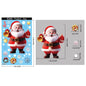Christmas Window Stickers – Gingerbread Man, Santa, Snowman & Snowflake Decals