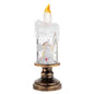 Christmas Crystal Ball Music Box Lantern — Snowflake Holiday Candlestick Decor