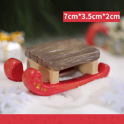 Christmas Miniature Figurines – Whimsical Resin Holiday Characters