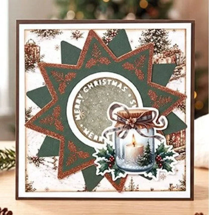 Christmas Tree Cutting Dies – Metal Stencil for Scrapbooking, Card Making & DIY Crafts