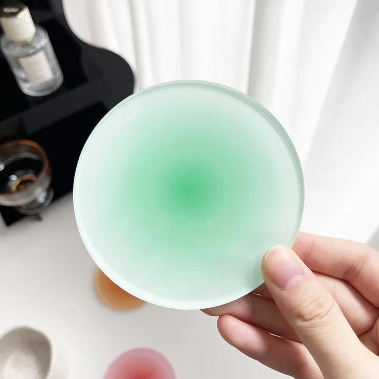 Gradient Colour Acrylic Coasters — Non-Slip Cup Mats for Bar, Café & Home Decor