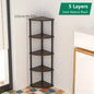 Corner Wall Storage Rack — Shelves for Living Room, Kitchen & Bedroom