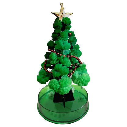 Magic Crystal Growing Christmas Tree — Science Novelty Holiday Decoration