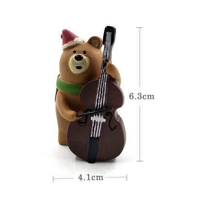 Christmas Miniature Figurines – Whimsical Resin Holiday Characters