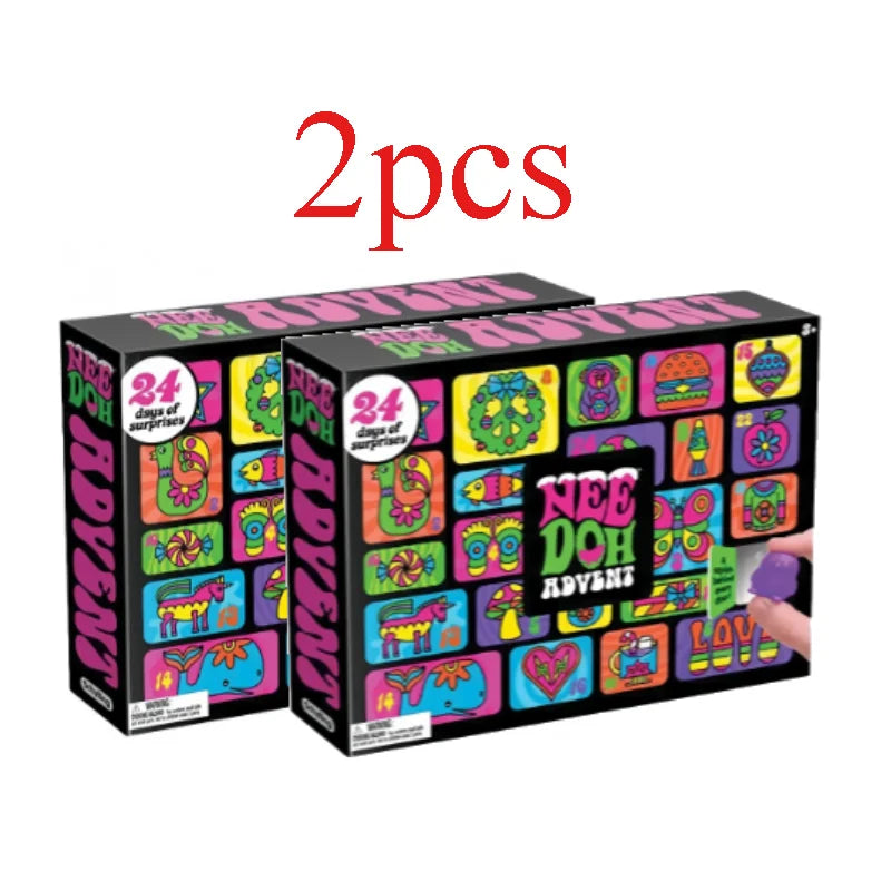 24-Day Christmas Surprise Advent Calendar — Tactile Gift Boxes for Kids & Adults