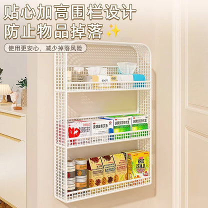 2-Tier Wall-Mounted Door & Wall Storage Rack