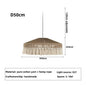 Retro Wabi-Sabi Rattan Handmade Pendant Light — Nordic Boho Chandelier
