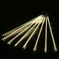 Christmas Meteor Shower LED String Lights — Indoor & Outdoor Rain Drop Lights
