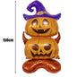 Giant Halloween Foil Standing Balloon — Ghost, Pumpkin, Skull & Haunted Castle Party Decor