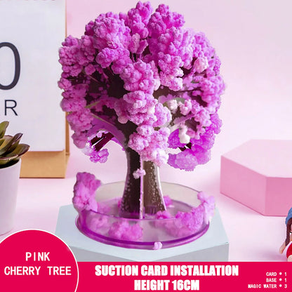 Magic Crystal Growing Christmas Tree — Science Novelty Holiday Decoration