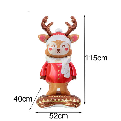Christmas Standing Foil Balloons – Snowman, Reindeer, Santa & More