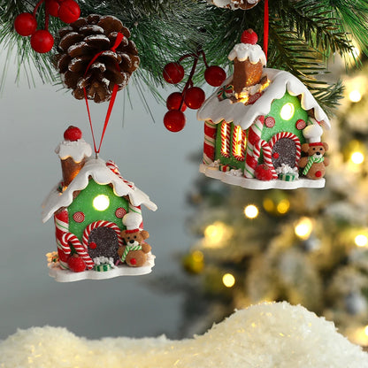 Christmas LED Musical Hanging Ornament — Snowman, Gingerbread & Santa Designs
