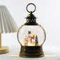 Christmas Crystal Music Box — Retro Holiday Melody Tabletop Decoration