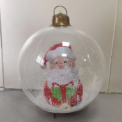 Christmas Tree Ornaments – Snowman, Santa & Tree Designs with Optional LED