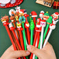 Christmas-Themed Ballpoint Pen Set — Festive Holiday Stationery & Stocking Stuffer
