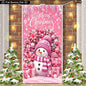 Christmas Door Cover Banner — Santa, Snowman & Holiday Designs