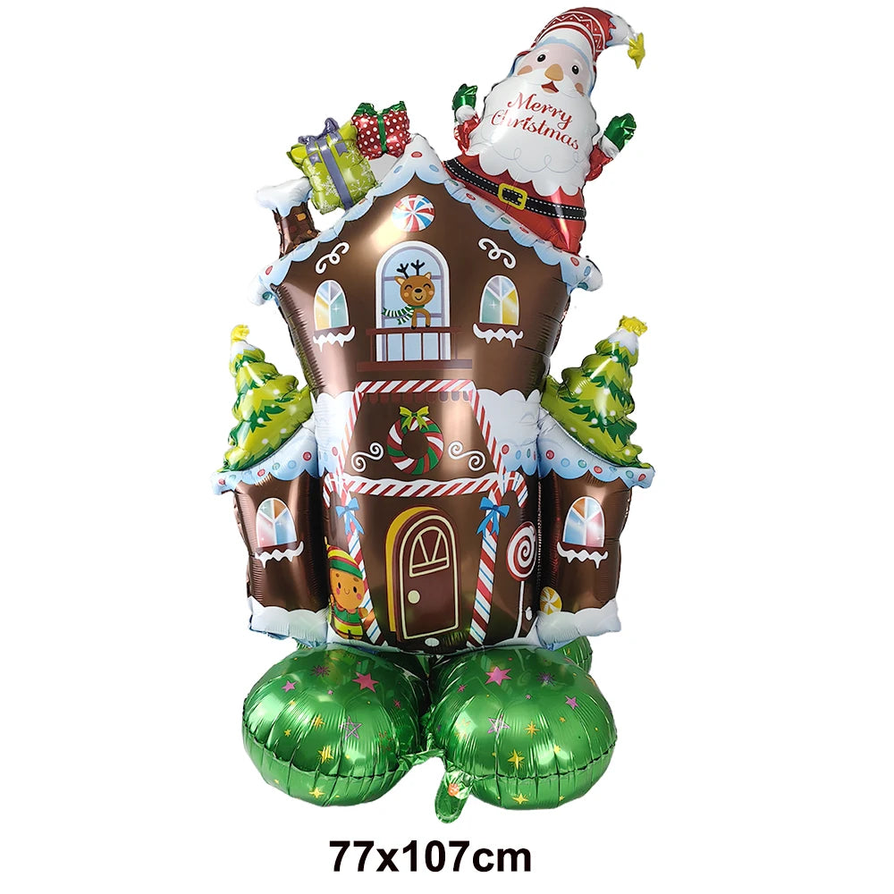 Christmas Standing Foil Balloons – Snowman, Reindeer, Santa & More