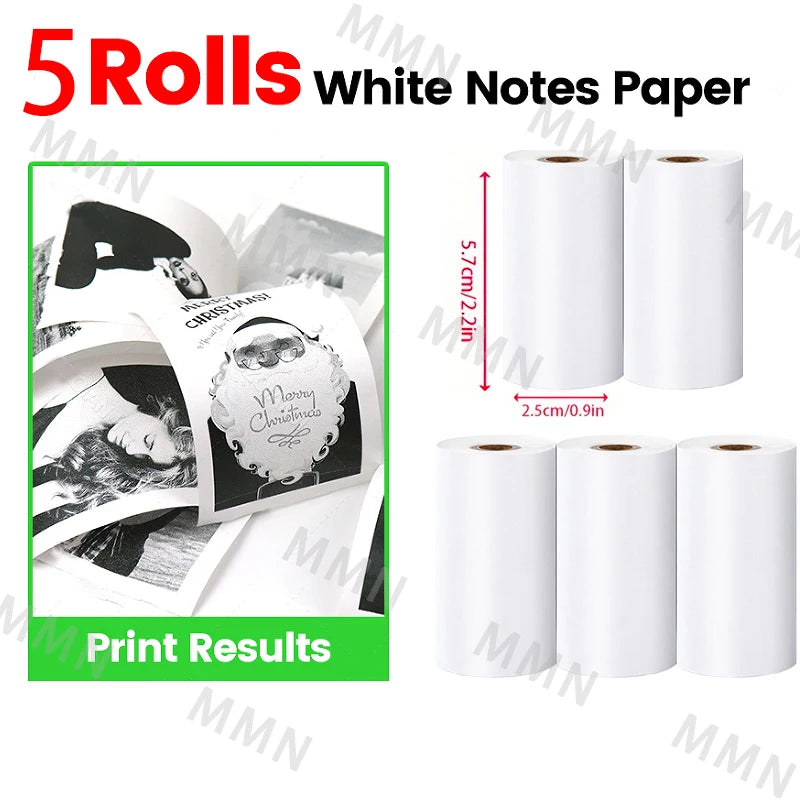 Mini Portable Thermal Photo & Label Printer — Wireless Bluetooth, 58mm, iOS & Android