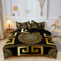 Luxury Baroque Geometric Duvet Cover Set (3-Piece)