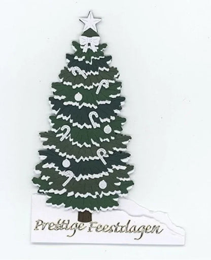 Christmas Tree Cutting Dies – Metal Stencil for Scrapbooking, Card Making & DIY Crafts