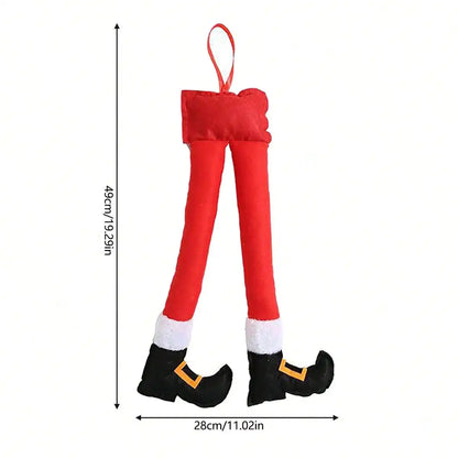 Christmas Elf Legs Ornament — Funny Holiday Tree & Car Decoration