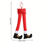 Christmas Elf Legs Ornament — Funny Holiday Tree & Car Decoration