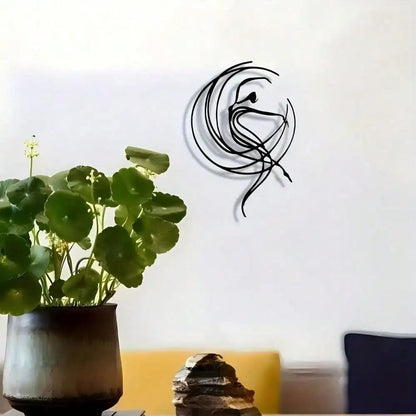 Ballet Abstract Metal Wall Sculpture — Waterproof & Rustproof Modern Art