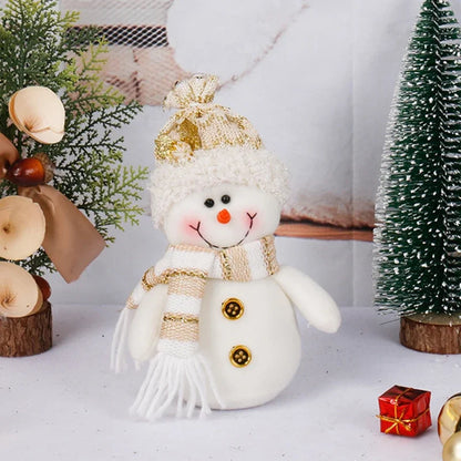 Christmas Gnome Plush Doll — Santa & Snowman Holiday Tree & Shelf Decor