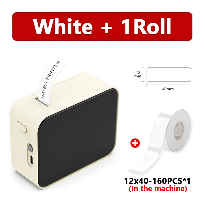 Marklife P15 Mini Bluetooth Label Printer — Portable Thermal Sticker Maker, No Ink Needed