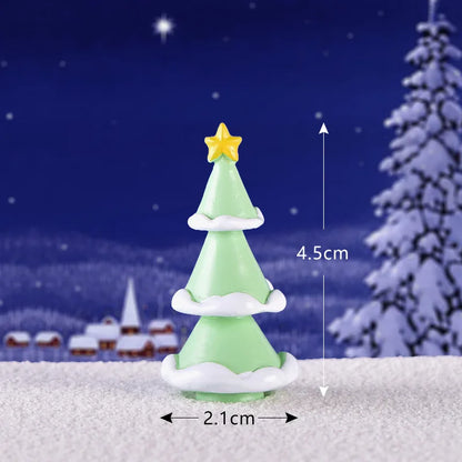 Christmas Miniature Figurines – Whimsical Resin Holiday Characters