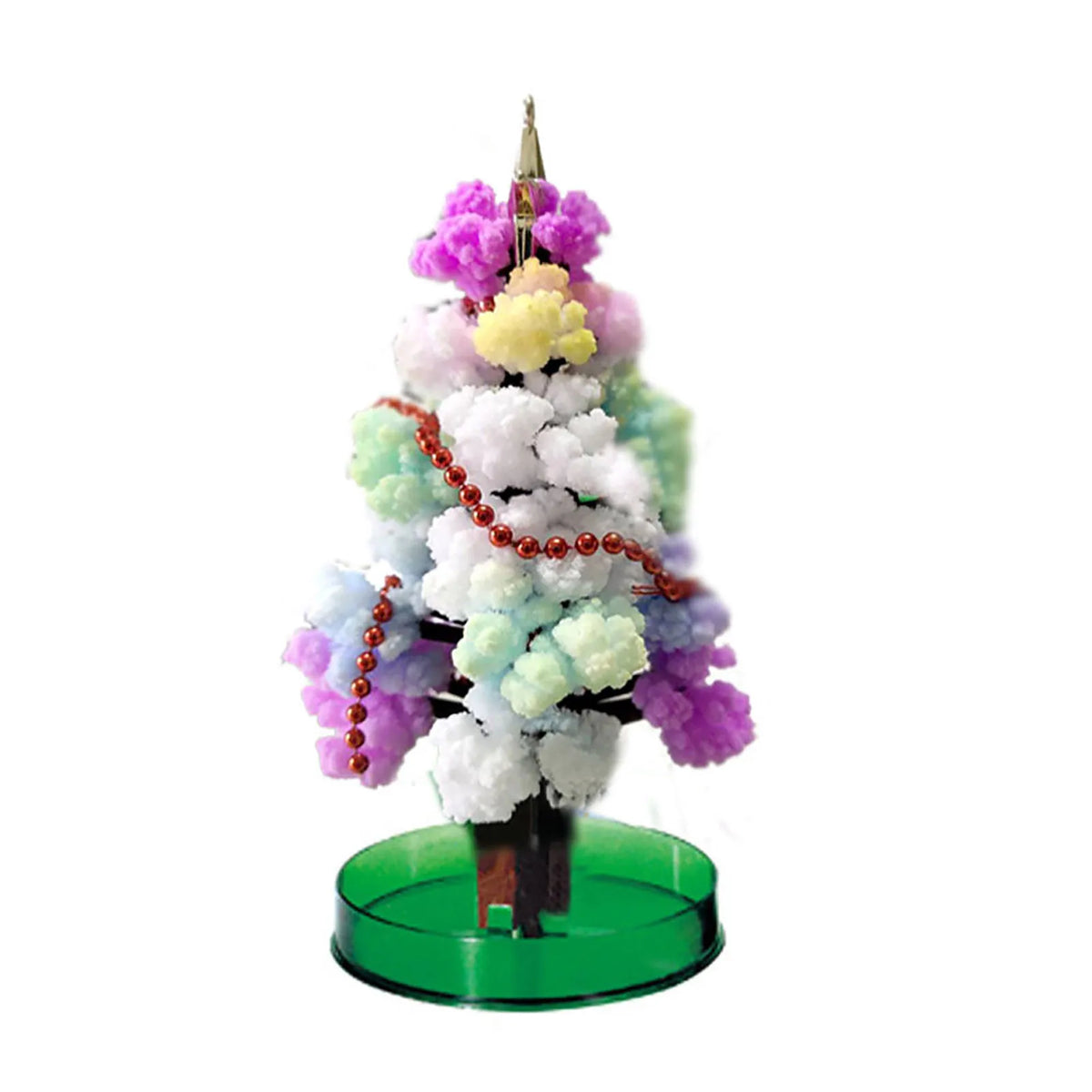 Magic Crystal Growing Christmas Tree — Science Novelty Holiday Decoration